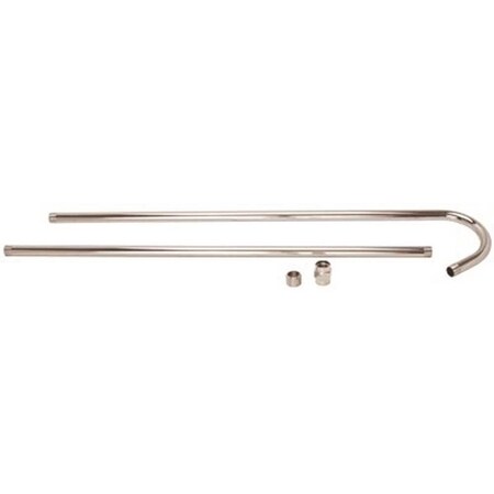 Proplus 1-1/4 Riser for Add On Shower, Chrome Plated 194107